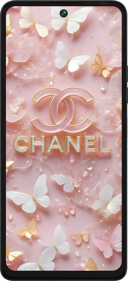 Силиконовый чехол Шанель для Tecno Pova 5 - 6366u-3139 изображение 