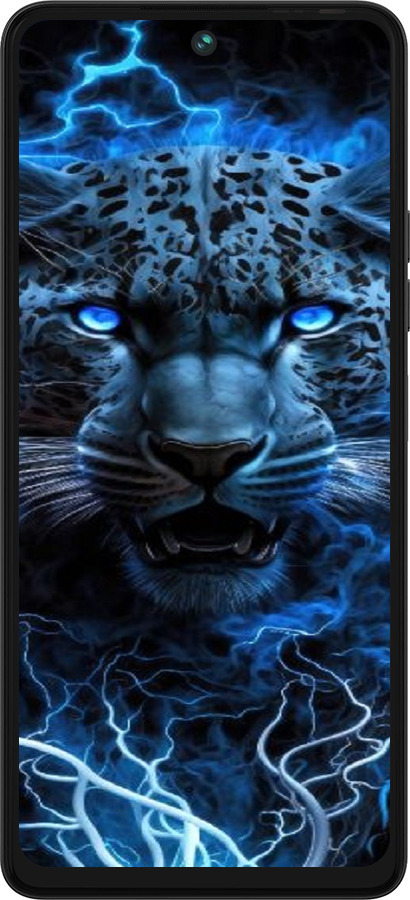Силиконовый чехол Ледяной леопард для Tecno Pova 5 - 6460u-3139 изображение 