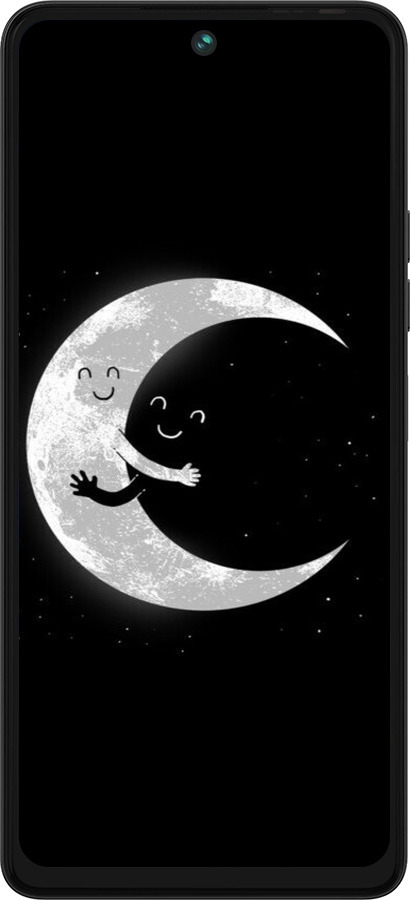 Силиконовый чехол Лунные объятия для Tecno Pova 5 - 6508u-3139 изображение 