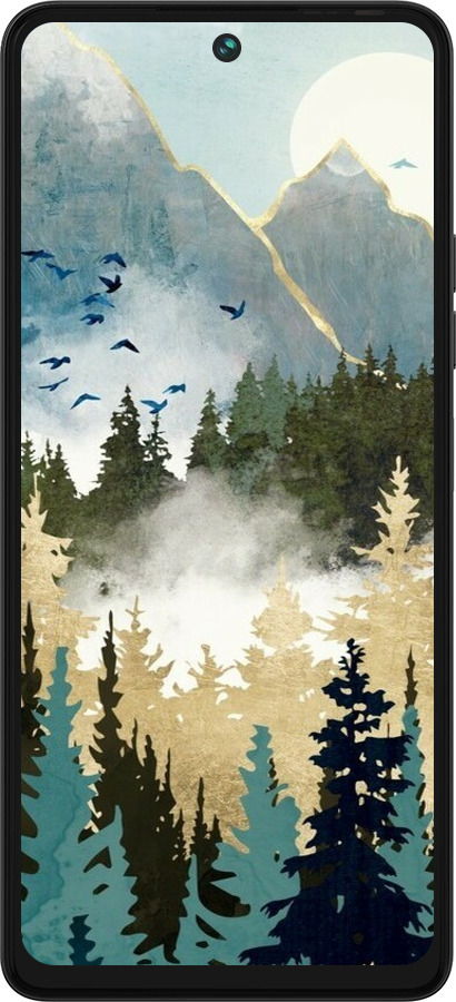 Силіконовий чехол Із зображенням лісового пейзажу для Tecno Pova 5 - 6548u-3139 изображение 