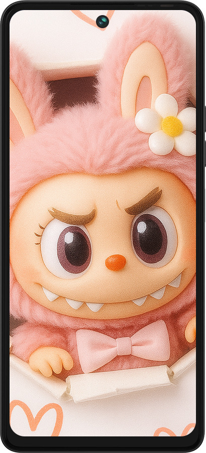 Силиконовый чехол Лабубу 2 для Tecno Pova 5 - 6710u-3139 изображение 