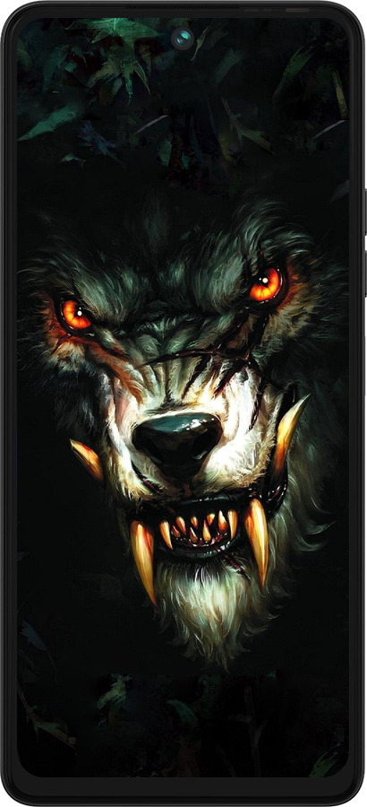 Силиконовый чехол Дьявольский волк для Tecno Pova 5 - 833u-3139 изображение 