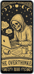 Силіконовий чехол The Overthinker для Tecno POVA 6 Neo - 6774u-3753 изображение 