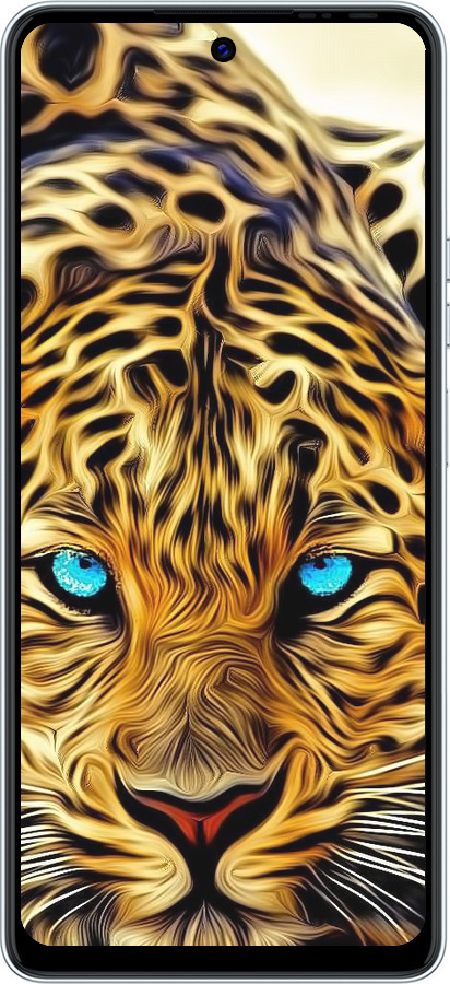 Силиконовый чехол Леопард для Tecno POVA 6 Neo - 6611u-3753 изображение 