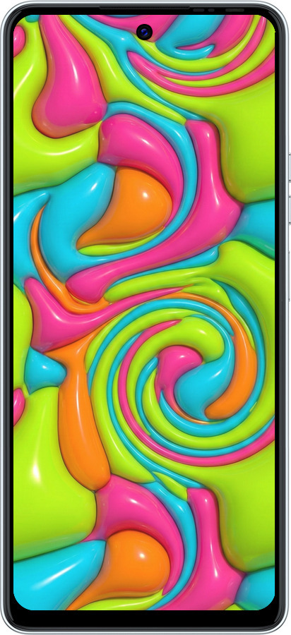 Силиконовый чехол Y2K Jelly Dream для Tecno POVA 6 Neo - 6780u-3753 изображение 