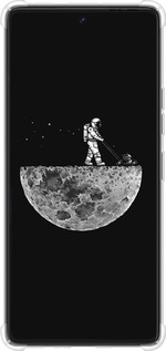 Силіконовий протиударний с посиленими кутами чехол Moon in dark для Tecno Pova 6 Pro - 4176sp-3689 изображение 