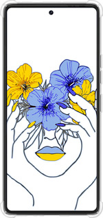 Силикон с усиленными углами чехол Девушка v4 для Tecno Pova 6 Pro - 5276sp-3689 изображение 
