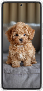 Силикон с усиленными углами чехол Mini-maltipoo для Tecno Pova 6 Pro - 6158sp-3689 изображение 