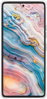 Силикон с усиленными углами чехол Мрамор красивый для Tecno Pova 6 Pro - 6376sp-3689 изображение 