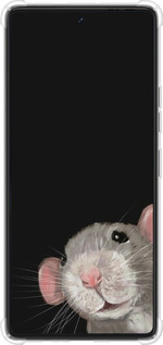 Силіконовий протиударний с посиленими кутами чехол The Peeking Rat для Tecno Pova 6 Pro - 6442sp-3689 изображение 