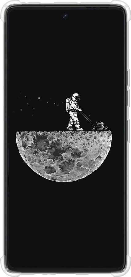 Силіконовий протиударний с посиленими кутами чехол Moon in dark для Tecno Pova 6 Pro - 4176sp-3689 изображение 