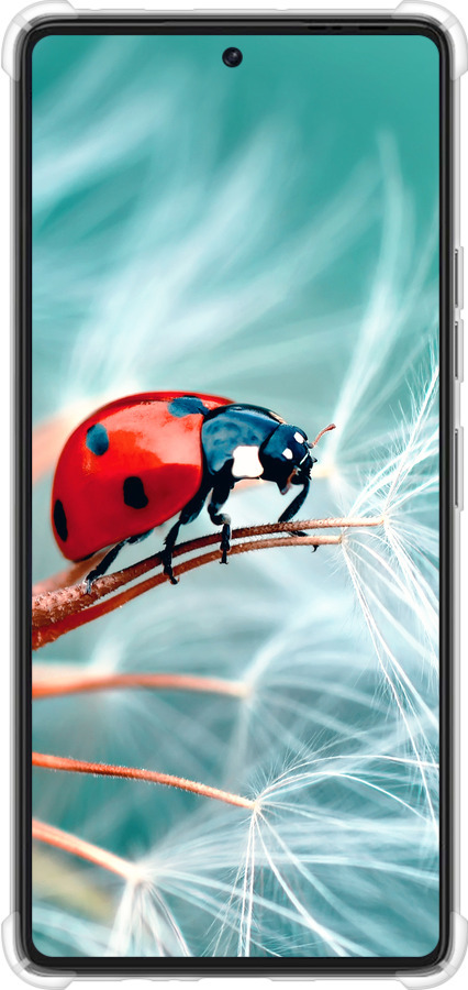 Силикон с усиленными углами чехол Божья коровка для Tecno Pova 6 Pro - 6049sp-3689 изображение 