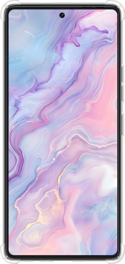 Силикон с усиленными углами чехол Нежный мрамор для Tecno Pova 6 Pro - 6310sp-3689 изображение 