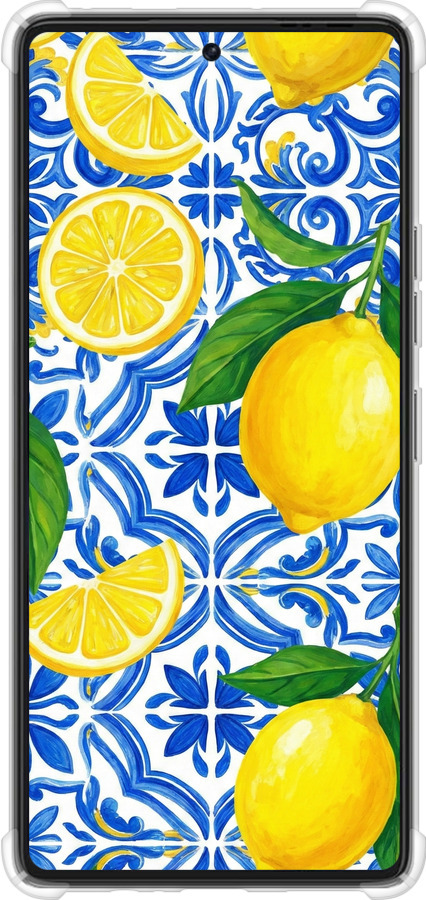 Силикон с усиленными углами чехол Grocery Girl Italian Summer для Tecno Pova 6 Pro - 6766sp-3689 изображение 