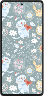 Силиконовый чехол Котята v3 для Tecno Pova 6 Pro - 1223u-3689 изображение 