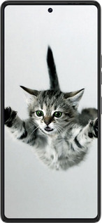 Силиконовый чехол Летящий котёнок для Tecno Pova 6 Pro - 2322u-3689 изображение 