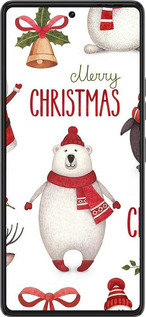 Силіконовий чехол Merry Christmas для Tecno Pova 6 Pro - 4106u-3689 изображение 