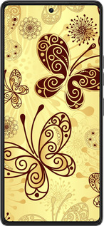 Силіконовий чехол Красиві метелики для Tecno Pova 6 Pro - 4170u-3689 изображение 