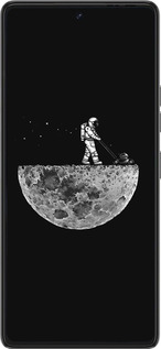 Силиконовый чехол Moon in dark для Tecno Pova 6 Pro - 4176u-3689 изображение 