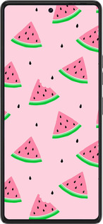 Силиконовый чехол Розовый арбуз для Tecno Pova 6 Pro - 4314u-3689 изображение 