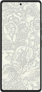 Силіконовий чехол Біле мереживо для Tecno Pova 6 Pro - 4383u-3689 изображение 