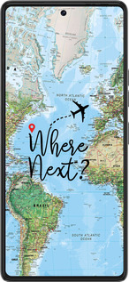 Силиконовый чехол Путешествие для Tecno Pova 6 Pro - 4503u-3689 изображение 