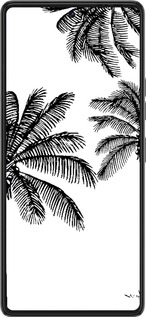 Силиконовый чехол Пальмы1 для Tecno Pova 6 Pro - 4634u-3689 изображение 