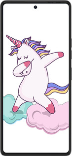 Силиконовый чехол Единорог для Tecno Pova 6 Pro - 4702u-3689 изображение 