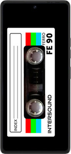 Силіконовий чехол Касета з 90 для Tecno Pova 6 Pro - 4894u-3689 изображение 