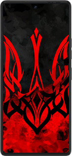 Силіконовий чехол Герб України  для Tecno Pova 6 Pro - 5312u-3689 изображение 