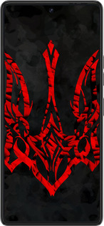 Силиконовый чехол Герб Украины v4 для Tecno Pova 6 Pro - 5319u-3689 изображение 