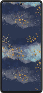 Силиконовый чехол Ночь золотые звезды для Tecno Pova 6 Pro - 5421u-3689 изображение 