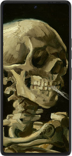 Силиконовый чехол Винсент Ван Гог. Череп для Tecno Pova 6 Pro - 5544u-3689 изображение 