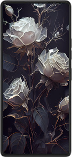 Силіконовий чехол Троянди 2 для Tecno Pova 6 Pro - 5550u-3689 изображение 