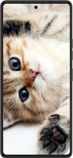 Силиконовый чехол Котик для Tecno Pova 6 Pro - 6024u-3689 изображение 