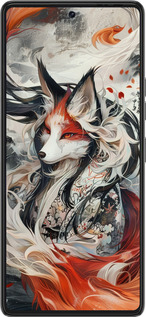 Силіконовий чехол Дух кицуне для Tecno Pova 6 Pro - 6107u-3689 изображение 