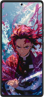 Силиконовый чехол Танджиро Камадо: Клинок рассекающий демонов для Tecno Pova 6 Pro - 6111u-3689 изображение 