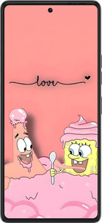 Силиконовый чехол Спанч Боб для Tecno Pova 6 Pro - 6282u-3689 изображение 