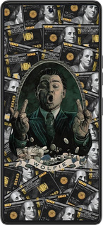 Силіконовий чехол Волк с валл стрит для Tecno Pova 6 Pro - 6287u-3689 изображение 