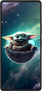 Силіконовий чехол Малышь йода для Tecno Pova 6 Pro - 6294u-3689 изображение 