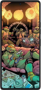 Силиконовый чехол Черепашки нинзя для Tecno Pova 6 Pro - 6346u-3689 изображение 