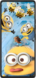 Силиконовый чехол Миньоны для Tecno Pova 6 Pro - 6386u-3689 изображение 