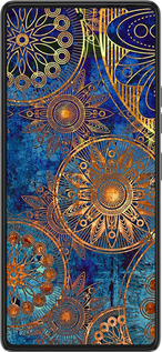 Силиконовый чехол Золотой узор для Tecno Pova 6 Pro - 678u-3689 изображение 