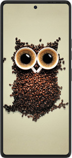 Силиконовый чехол Сова из кофе для Tecno Pova 6 Pro - 777u-3689 изображение 