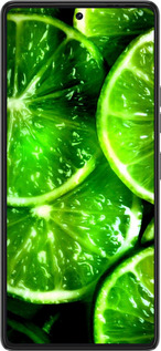 Силиконовый чехол Зелёные дольки лимона для Tecno Pova 6 Pro - 852u-3689 изображение 