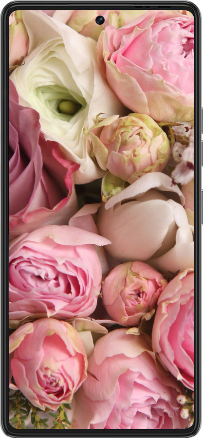 Силиконовый чехол Розы v2 для Tecno Pova 6 Pro - 2320u-3689 изображение 