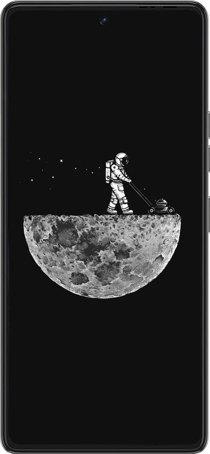 Силиконовый чехол Moon in dark для Tecno Pova 6 Pro - 4176u-3689 изображение 