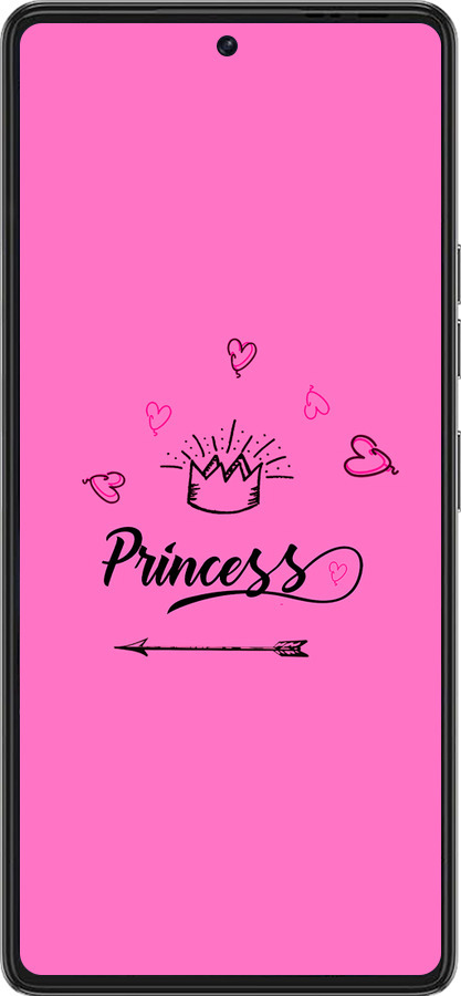 Силиконовый чехол Princess для Tecno Pova 6 Pro - 4361u-3689 изображение 