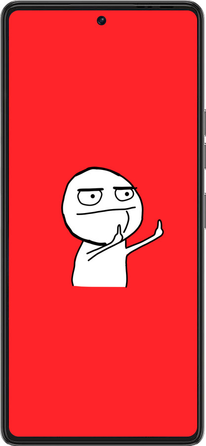 Силиконовый чехол Мем для Tecno Pova 6 Pro - 4578u-3689 изображение 