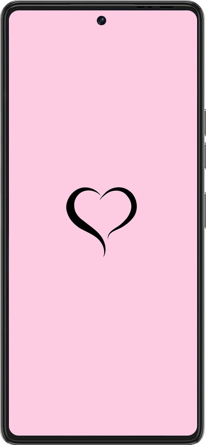 Силіконовий чехол Серце 1 для Tecno Pova 6 Pro - 4730u-3689 изображение 